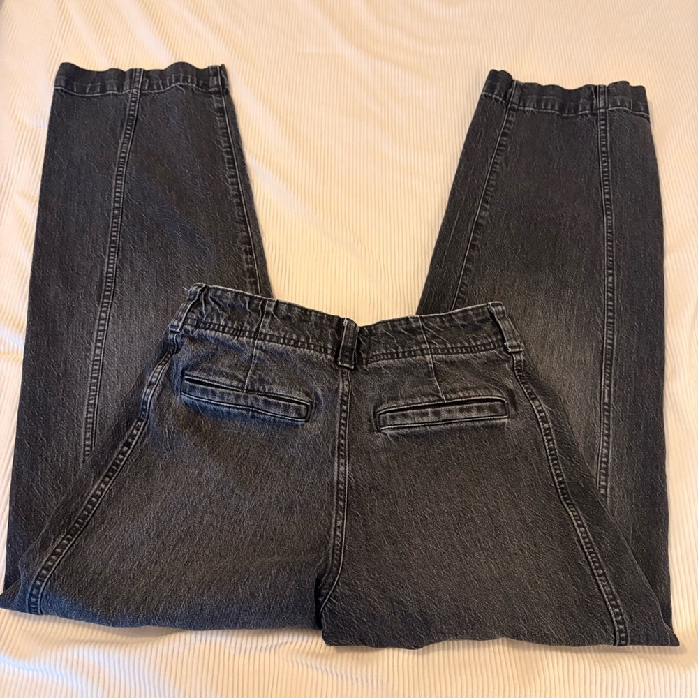 Madewell Petite Tapered Denim Trousers - Picture 3 of 8